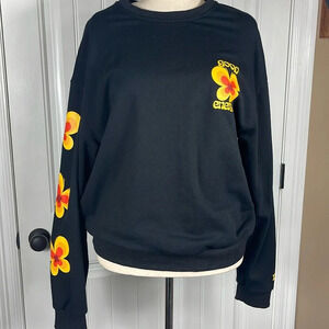 Petals and Peacock/70’S inspired sweatshirt Good Energy Sz XL